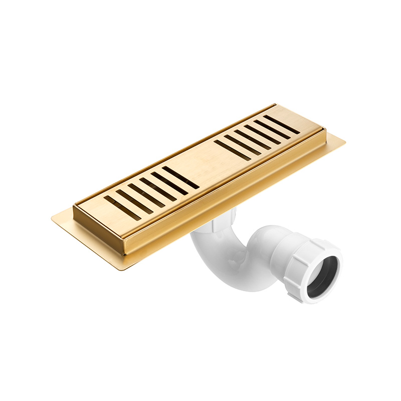 250mm/500mm Gold Color Shower Floor Drain